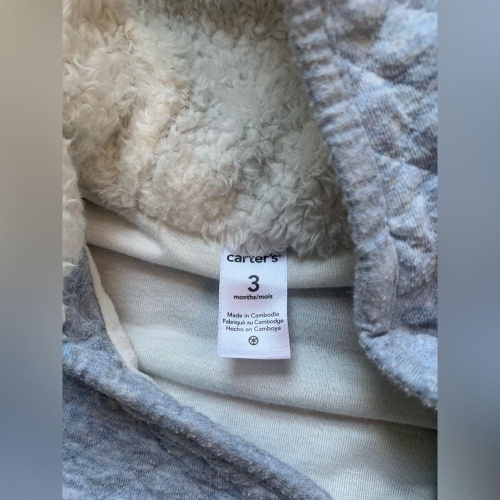 Carter’s Baby One Piece Coat - Picture 2 of 5